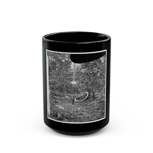 Atlanta, Georgia (Vicinity). Spot In Woods Where Gen. James B. Mcpherson Was Killed, July 22, 1864 (U.S. Civil War) Black Coffee Mug-15oz-Go Mug Yourself