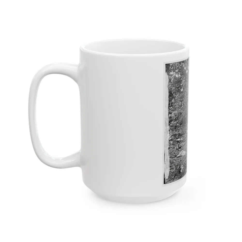 Atlanta, Georgia (Vicinity). Spot In Woods Where Gen. James B. Mcpherson Was Killed, July 22, 1864 (U.S. Civil War) White Coffee Mug-Go Mug Yourself