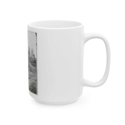 Atlanta, Georgia (Vicinity). View Of Houses (U.S. Civil War) White Coffee Mug-Go Mug Yourself