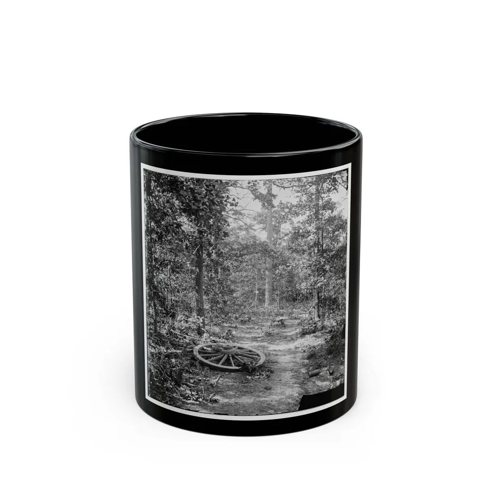 Atlanta, Georgia (Vicinity). Woods Where Gen. James B. Mcpherson Was Killed, July 22, 1864 (U.S. Civil War) Black Coffee Mug-11oz-Go Mug Yourself