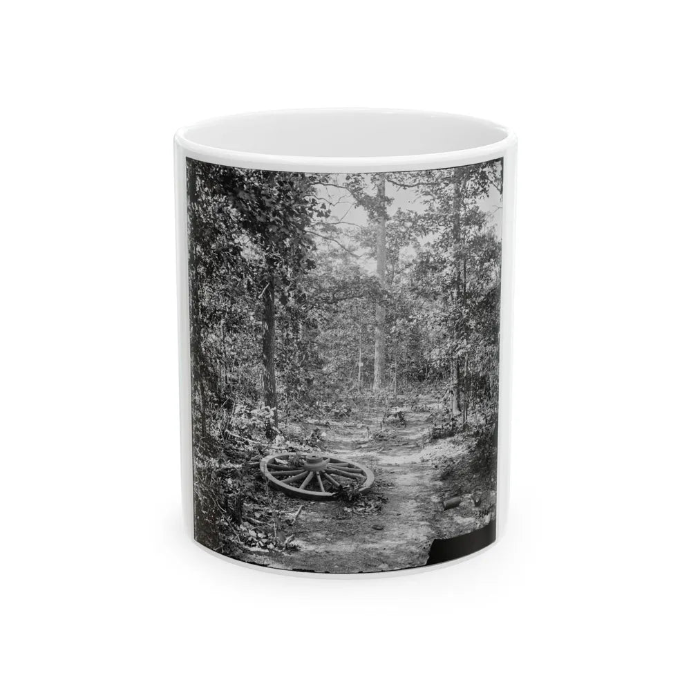 Atlanta, Georgia (Vicinity). Woods Where Gen. James B. Mcpherson Was Killed, July 22, 1864 (U.S. Civil War) White Coffee Mug-11oz-Go Mug Yourself