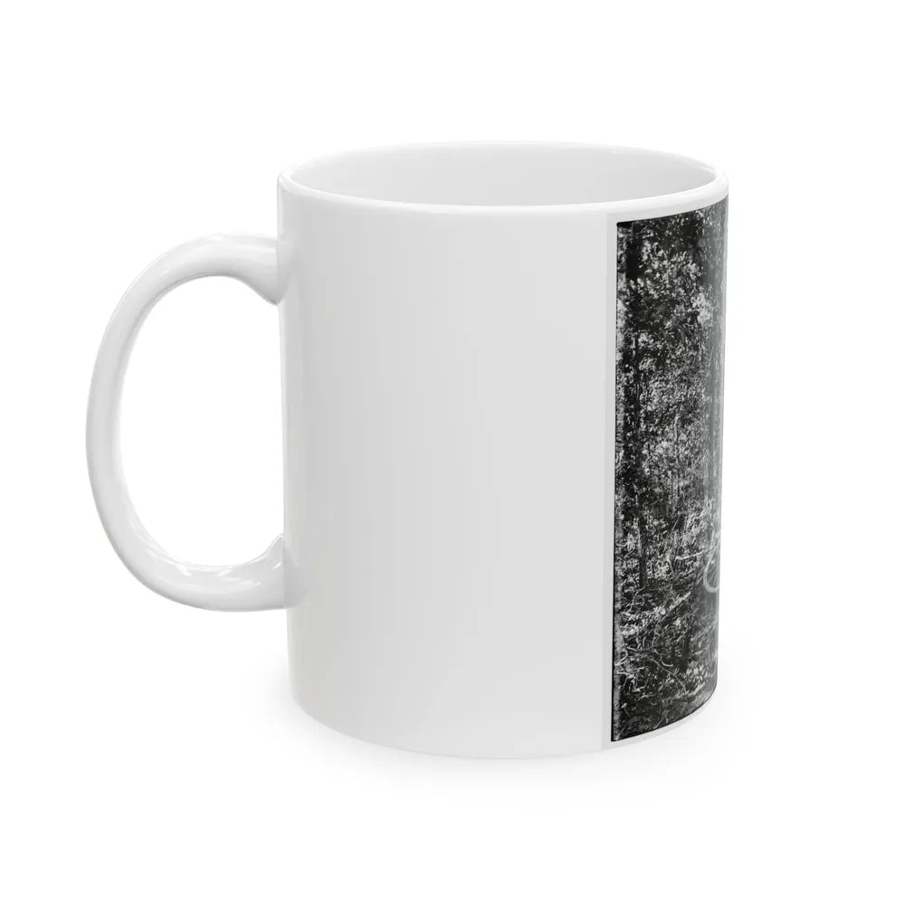 Atlanta, Georgia (Vicinity). Woods Where Gen. James B. Mcpherson Was Killed, July 22, 1864 (U.S. Civil War) White Coffee Mug-Go Mug Yourself