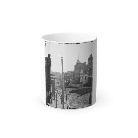 Atlanta, Georgia. View on Marietta Street (U.S. Civil War) Color Changing Coffee Mug 11oz Default Title 11oz - Go Mug Yourself