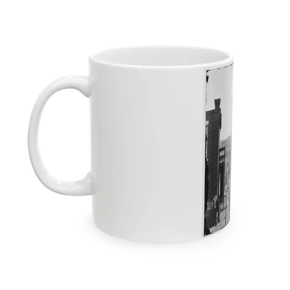Atlanta, Georgia. View On Marietta Street (U.S. Civil War) White Coffee Mug - Go Mug Yourself