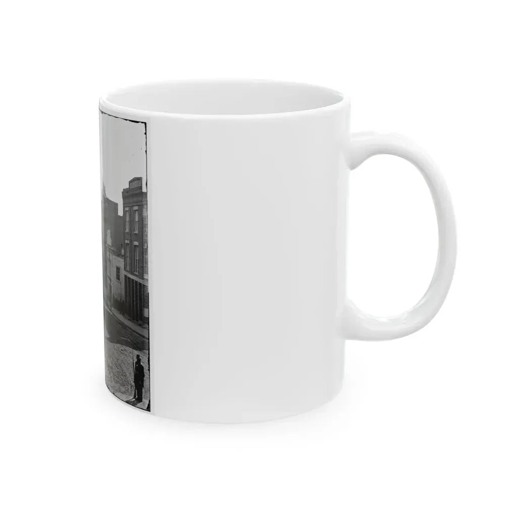 Atlanta, Georgia. View On Marietta Street (U.S. Civil War) White Coffee Mug - Go Mug Yourself