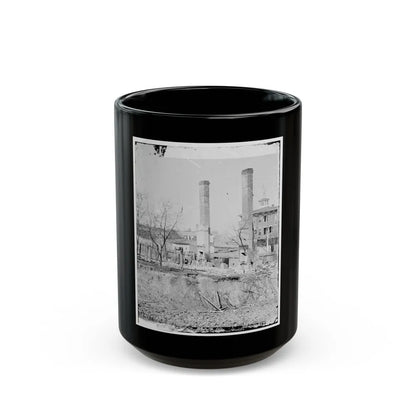 Atlanta, Georgia. Burned Building (U.S. Civil War) Black Coffee Mug-15oz-Go Mug Yourself