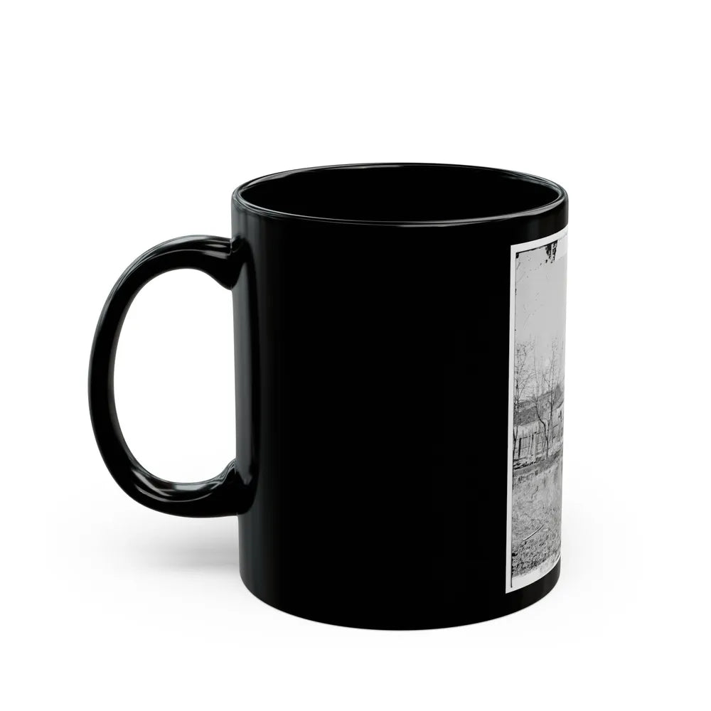 Atlanta, Georgia. Burned Building (U.S. Civil War) Black Coffee Mug-Go Mug Yourself