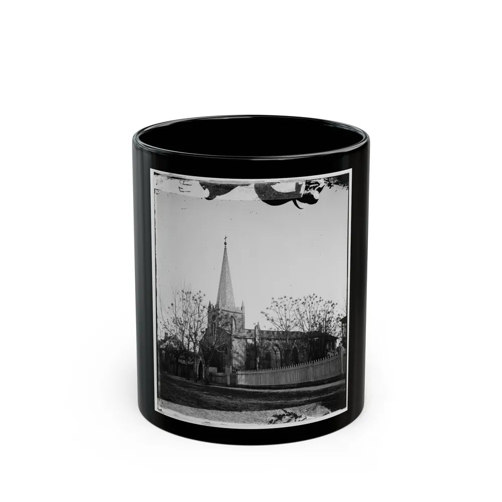 Atlanta, Georgia. Church (U.S. Civil War) Black Coffee Mug-11oz-Go Mug Yourself