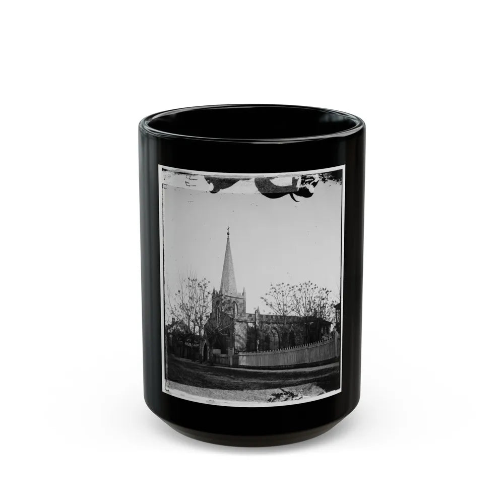 Atlanta, Georgia. Church (U.S. Civil War) Black Coffee Mug-15oz-Go Mug Yourself