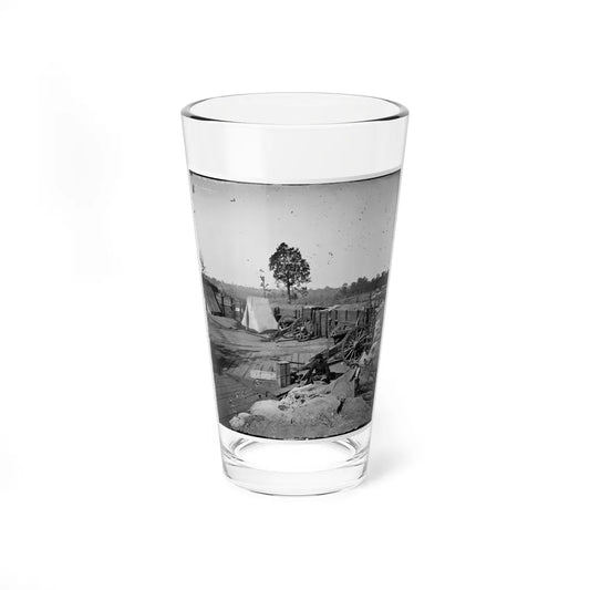 Atlanta, Georgia. Confederate Fort In Front Of Atlanta-2 (U.S. Civil War) Pint Glass 16oz-16oz-Go Mug Yourself