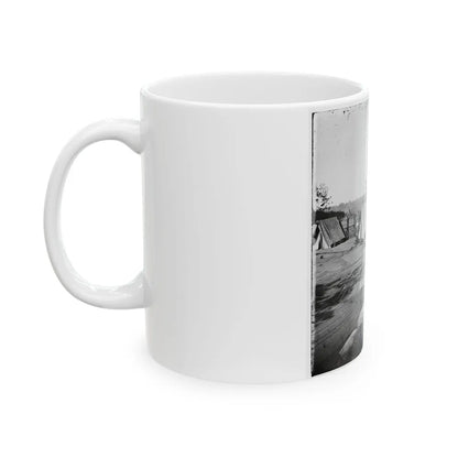 Atlanta, Georgia. Confederate Fort In Front Of Atlanta-3 (U.S. Civil War) White Coffee Mug-Go Mug Yourself