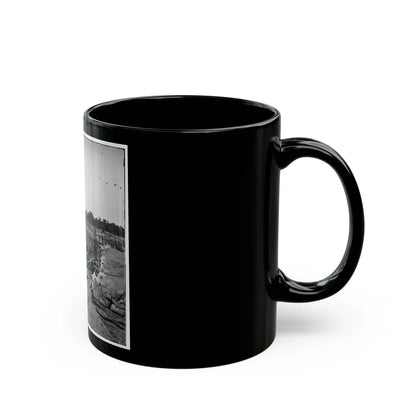 Atlanta, Georgia. Confederate Fort In Front Of Atlanta (U.S. Civil War) Black Coffee Mug-Go Mug Yourself