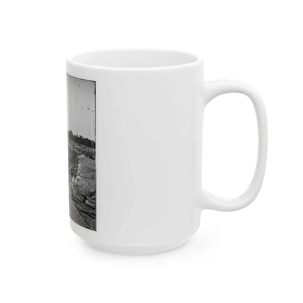 Atlanta, Georgia. Confederate Fort In Front Of Atlanta (U.S. Civil War) White Coffee Mug-Go Mug Yourself