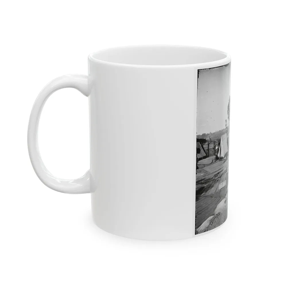 Atlanta, Georgia. Confederate Fort In Front Of Atlanta (U.S. Civil War) White Coffee Mug-Go Mug Yourself