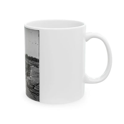 Atlanta, Georgia. Confederate Fort In Front Of Atlanta (U.S. Civil War) White Coffee Mug-Go Mug Yourself