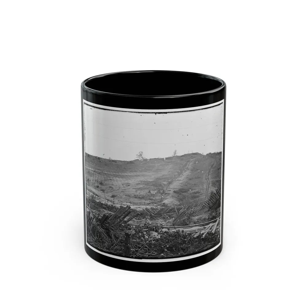 Atlanta, Georgia. Confederate Fortifications (U.S. Civil War) Black Coffee Mug-11oz-Go Mug Yourself