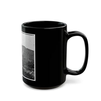 Atlanta, Georgia. Confederate Fortifications (U.S. Civil War) Black Coffee Mug-Go Mug Yourself