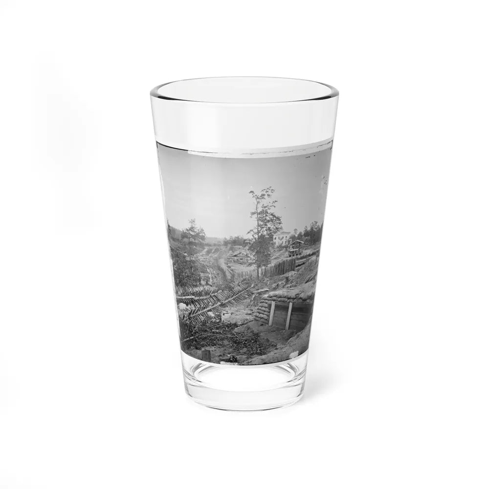 Atlanta, Georgia. Confederate Fortifications With Potter House In The Distance (U.S. Civil War) Pint Glass 16oz-16oz-Go Mug Yourself