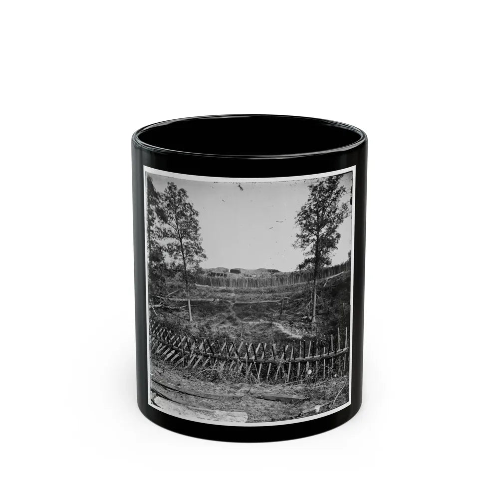 Atlanta, Georgia. Confederate Fortifications(2) (U.S. Civil War) Black Coffee Mug-11oz-Go Mug Yourself