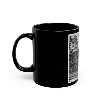 Atlanta, Georgia. Confederate Fortifications(2) (U.S. Civil War) Black Coffee Mug-Go Mug Yourself