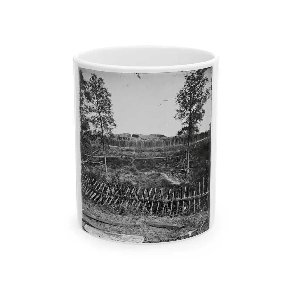 Atlanta, Georgia. Confederate Fortifications(2) (U.S. Civil War) White Coffee Mug-11oz-Go Mug Yourself