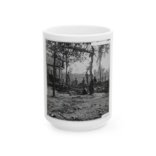 Atlanta, Georgia. Federal Picket Post Shortly Before The Battle Of July 22 (U.S. Civil War) White Coffee Mug-15oz-Go Mug Yourself