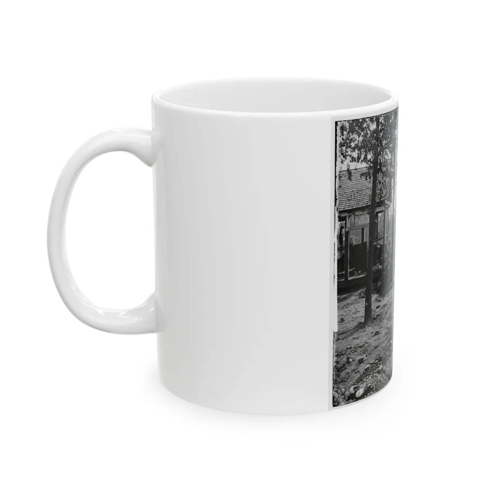 Atlanta, Georgia. Federal Picket Post Shortly Before The Battle Of July 22 (U.S. Civil War) White Coffee Mug-Go Mug Yourself