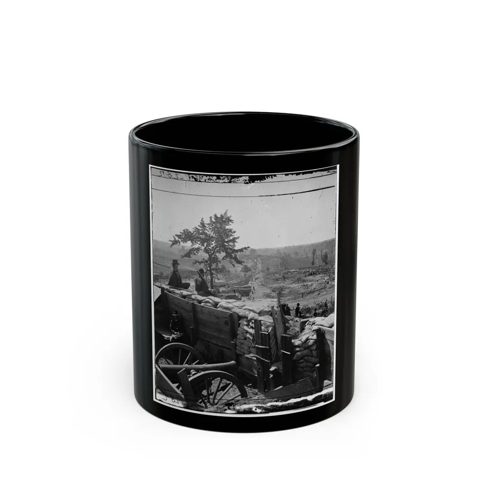 Atlanta, Georgia. Federal Troops In Confederate Fort (U.S. Civil War) Black Coffee Mug-11oz-Go Mug Yourself