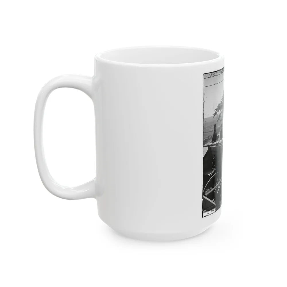 Atlanta, Georgia. Federal Troops In Confederate Fort (U.S. Civil War) White Coffee Mug-Go Mug Yourself