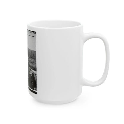 Atlanta, Georgia. Federal Troops In Confederate Fort (U.S. Civil War) White Coffee Mug-Go Mug Yourself