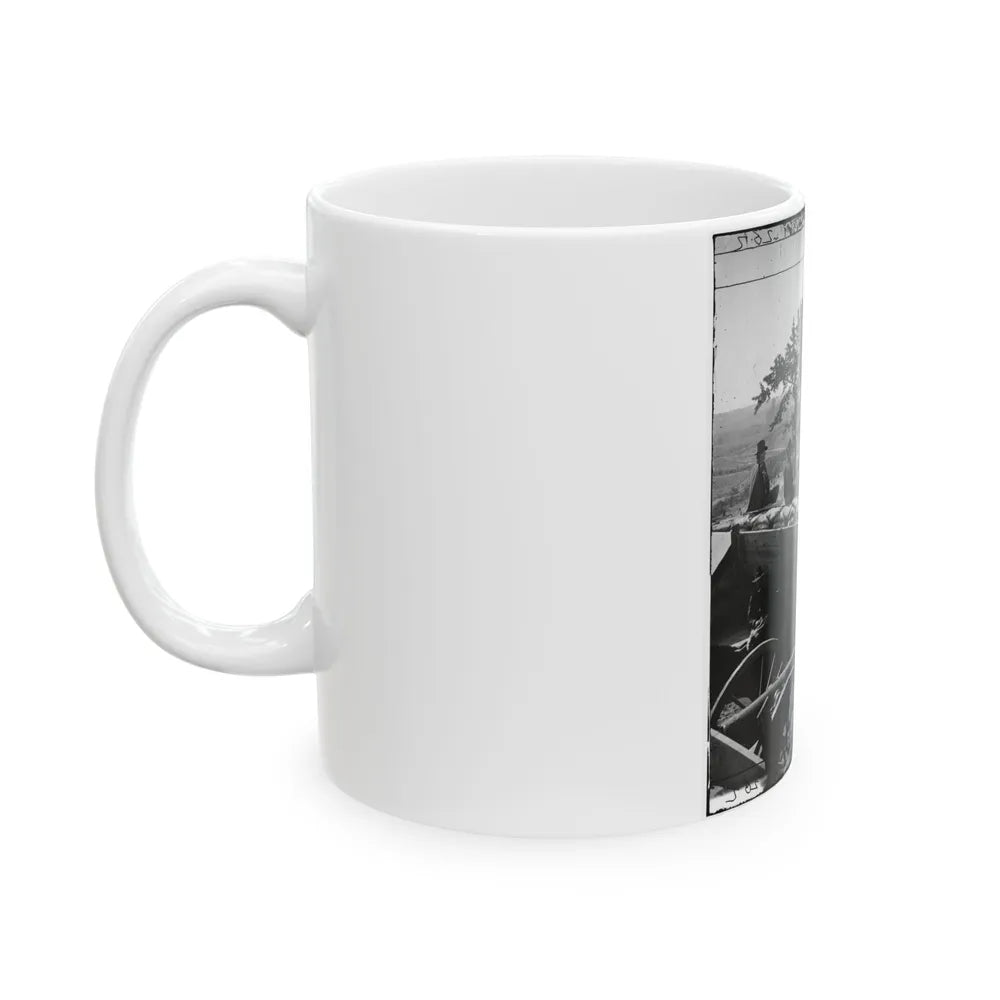 Atlanta, Georgia. Federal Troops In Confederate Fort (U.S. Civil War) White Coffee Mug-Go Mug Yourself