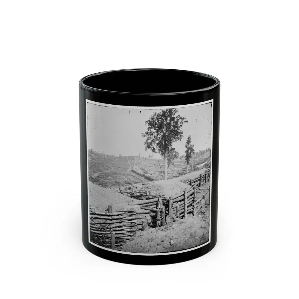 Atlanta, Georgia. Fortifications-2 (U.S. Civil War) Black Coffee Mug-11oz-Go Mug Yourself