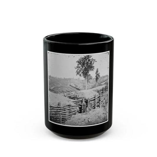 Atlanta, Georgia. Fortifications-2 (U.S. Civil War) Black Coffee Mug-15oz-Go Mug Yourself