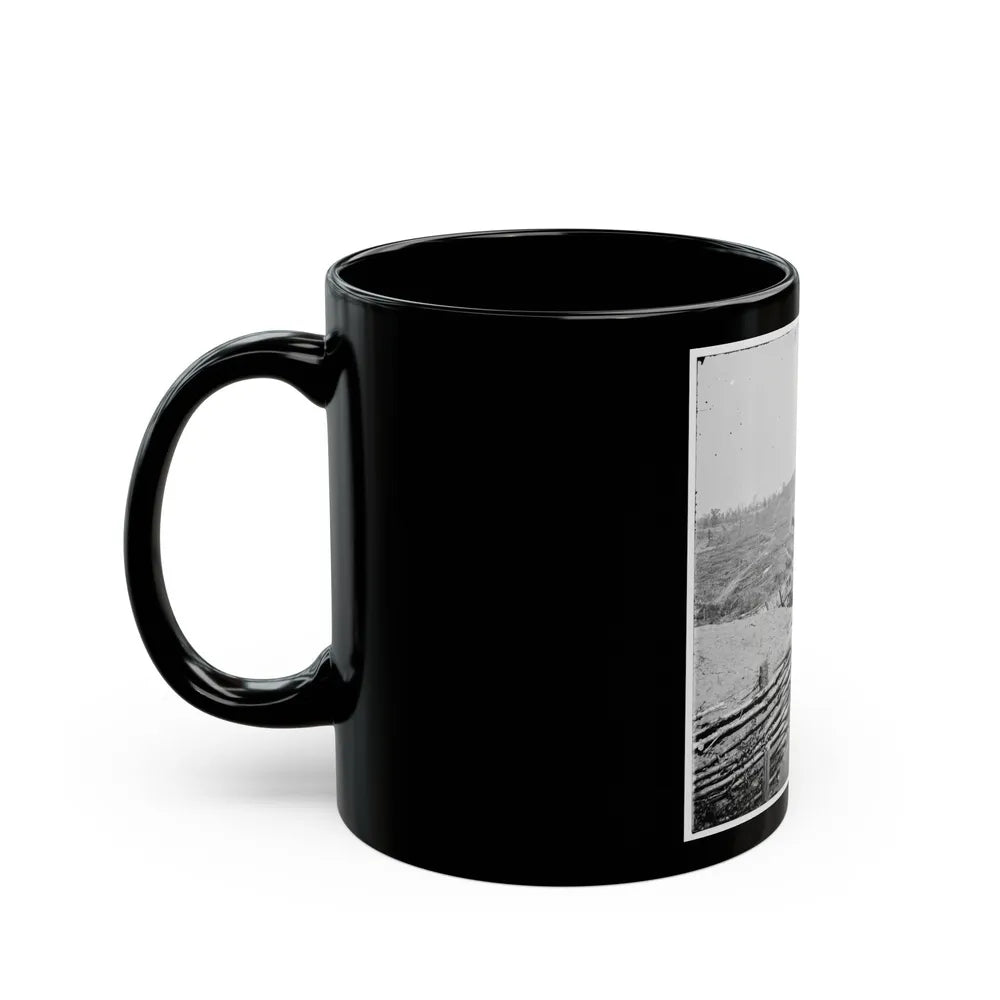 Atlanta, Georgia. Fortifications-2 (U.S. Civil War) Black Coffee Mug-Go Mug Yourself