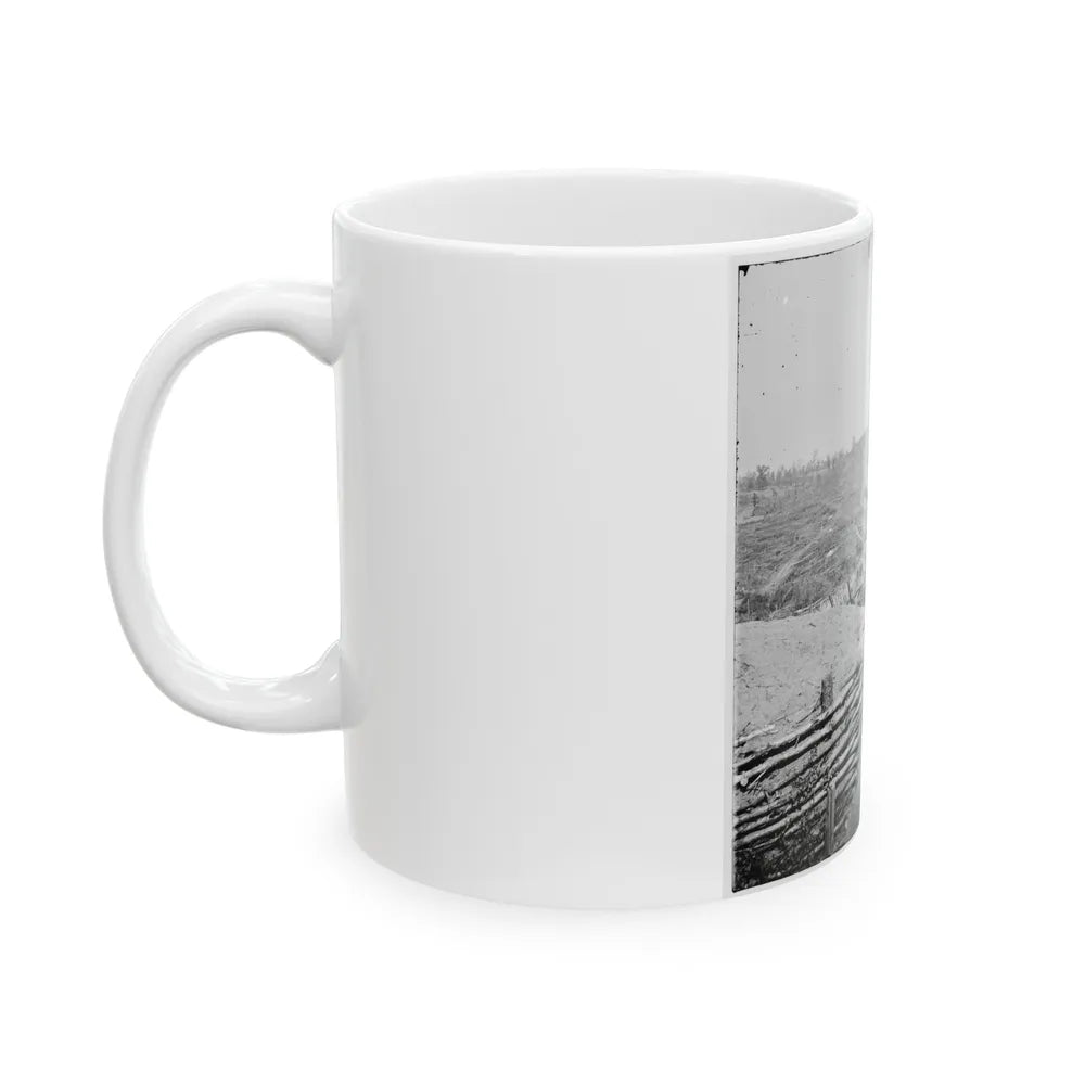 Atlanta, Georgia. Fortifications-2 (U.S. Civil War) White Coffee Mug-Go Mug Yourself