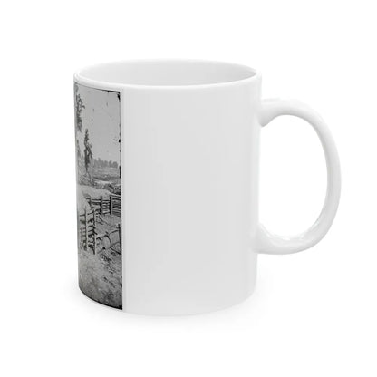 Atlanta, Georgia. Fortifications-2 (U.S. Civil War) White Coffee Mug-Go Mug Yourself