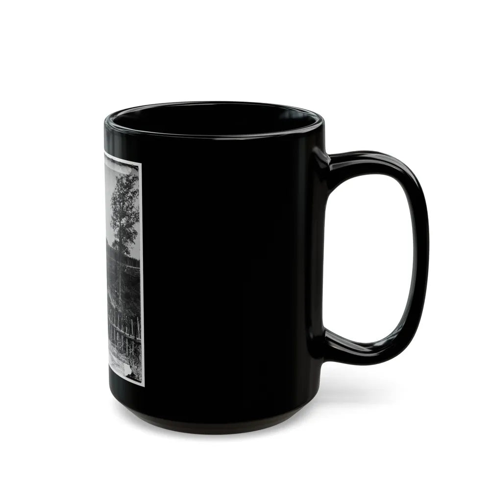 Atlanta, Georgia. Fortifications(2) (U.S. Civil War) Black Coffee Mug-Go Mug Yourself