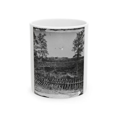 Atlanta, Georgia. Fortifications(2) (U.S. Civil War) White Coffee Mug-11oz-Go Mug Yourself