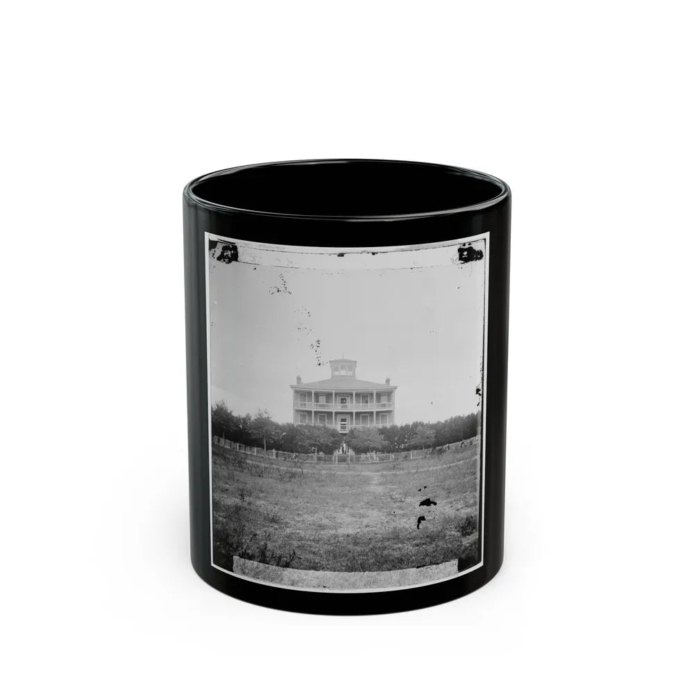 Atlanta, Georgia. House-2 (U.S. Civil War) Black Coffee Mug-11oz-Go Mug Yourself