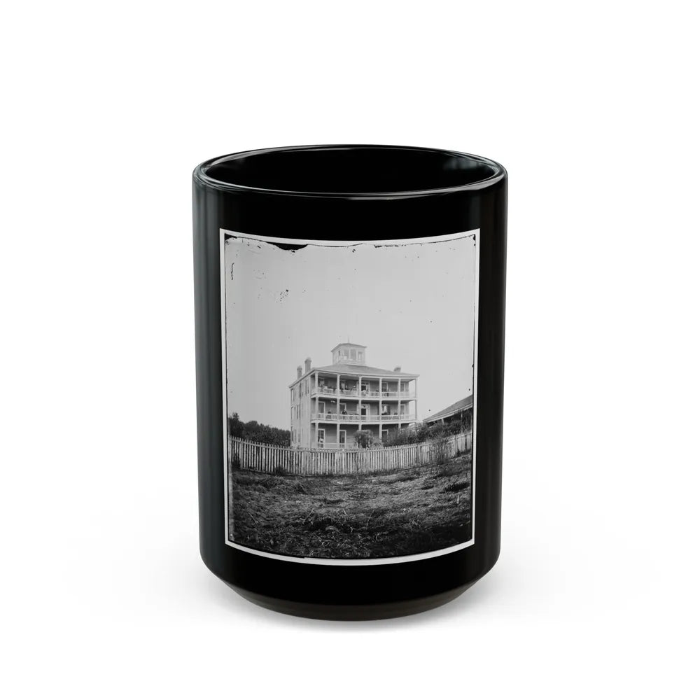 Atlanta, Georgia. House (U.S. Civil War) Black Coffee Mug-15oz-Go Mug Yourself