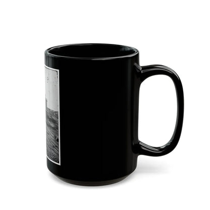 Atlanta, Georgia. Railroad Roundhouse (U.S. Civil War) Black Coffee Mug-Go Mug Yourself