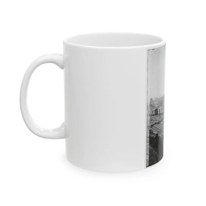 Atlanta, Georgia. Railroad Roundhouse (U.S. Civil War) White Coffee Mug-Go Mug Yourself