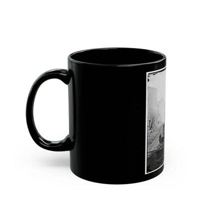 Atlanta, Georgia. Railroad Yards (U.S. Civil War) Black Coffee Mug-Go Mug Yourself