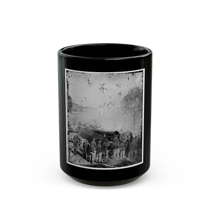 Atlanta, Georgia. Sherman's Men Destroying Railroad-2 (U.S. Civil War) Black Coffee Mug-15oz-Go Mug Yourself