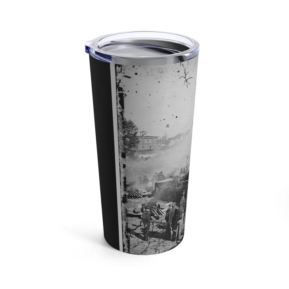 Atlanta, Georgia. Sherman's Men Destroying Railroad-2 (U.S. Civil War) Tumbler 20oz-Go Mug Yourself