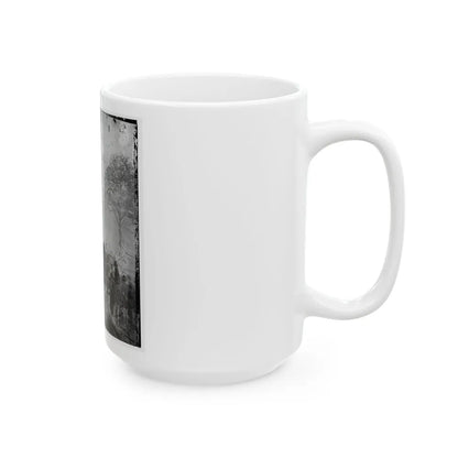 Atlanta, Georgia. Sherman's Men Destroying Railroad-2 (U.S. Civil War) White Coffee Mug-Go Mug Yourself