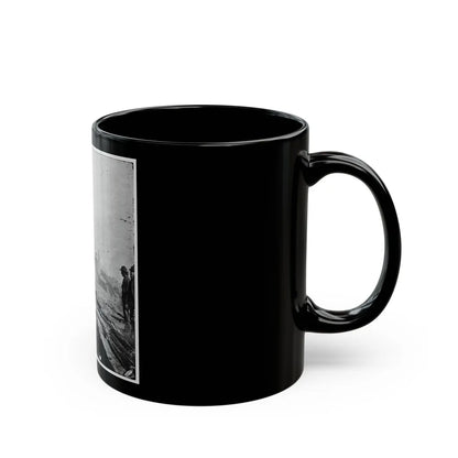 Atlanta, Georgia. Sherman's Men Destroying Railroad (U.S. Civil War) Black Coffee Mug-Go Mug Yourself