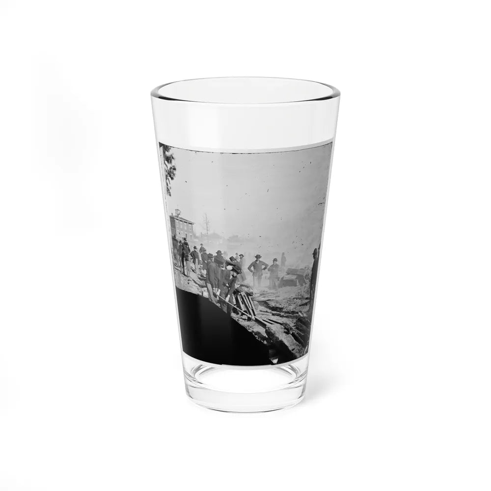 Atlanta, Georgia. Sherman's Men Destroying Railroad (U.S. Civil War) Pint Glass 16oz-16oz-Go Mug Yourself