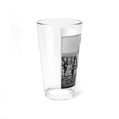 Atlanta, Georgia. Sherman's Men In Confederate Fort-2 (U.S. Civil War) Pint Glass 16oz-Go Mug Yourself