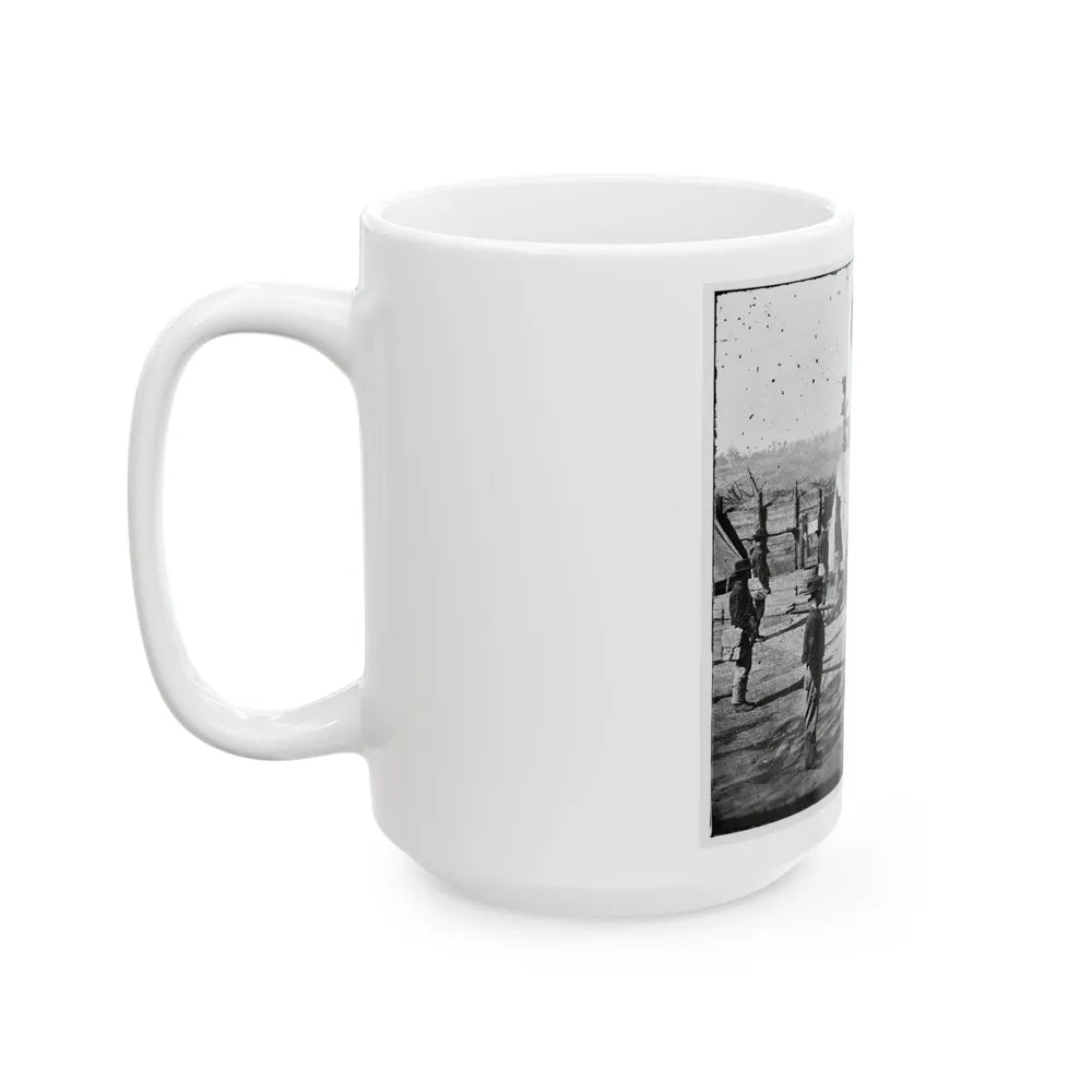 Atlanta, Georgia. Sherman's Men In Confederate Fort-2 (U.S. Civil War) White Coffee Mug-Go Mug Yourself